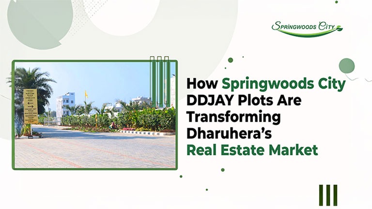 DDJAY Springwoods City Plots layout map in Dharuhera